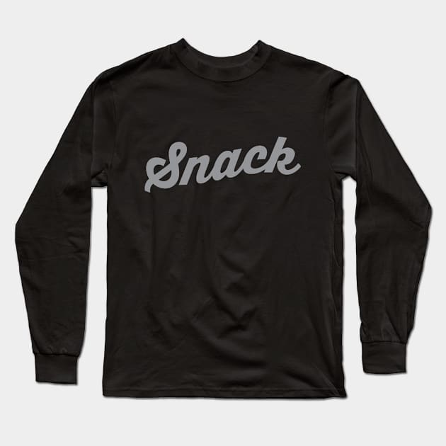 Snack Long Sleeve T-Shirt by FontfulDesigns